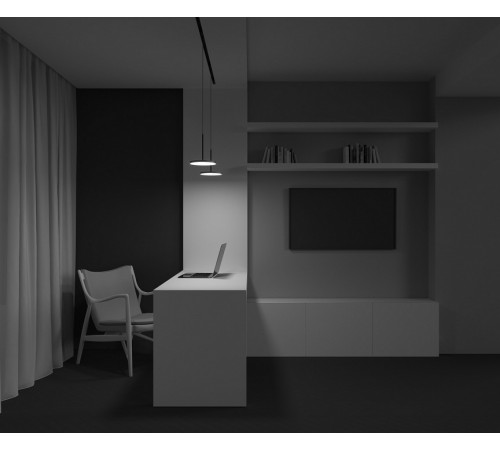 Трековый магнитный светильник Maytoni Plato TR123-2-15W3K-B Трековый магнитный светильник Maytoni Plato TR123-2-15W3K-B