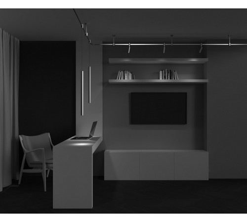 Трековый магнитный светильник Maytoni Focus LED TR156-1-5W3K-BS