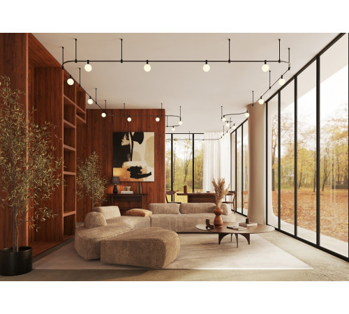 Трековый магнитный светильник Maytoni Luna TR208-1-5W3K-B