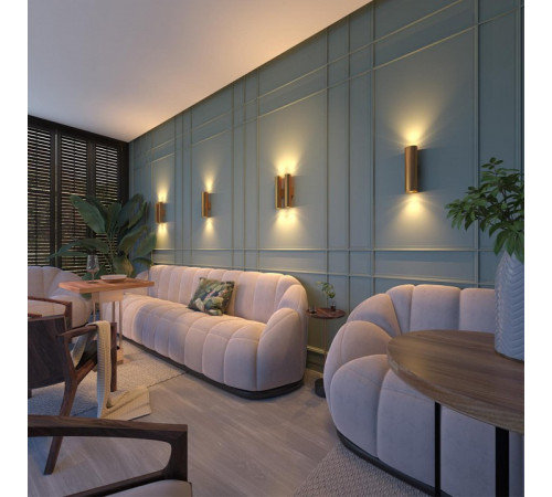 Настенный светодиодный светильник Odeon Light Dario 3833/2WA
