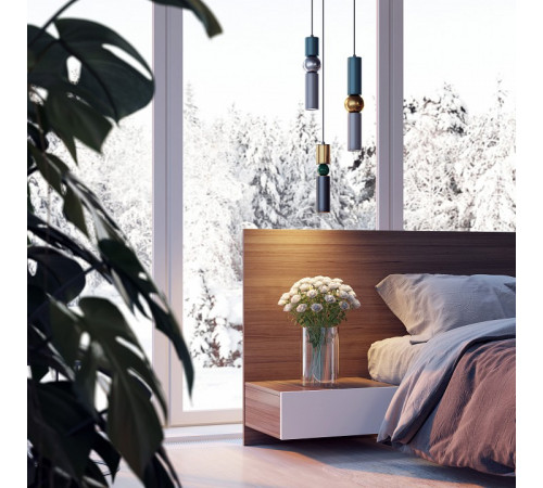 Подвесной светодиодный светильник Odeon Light Sakra 4071/5L