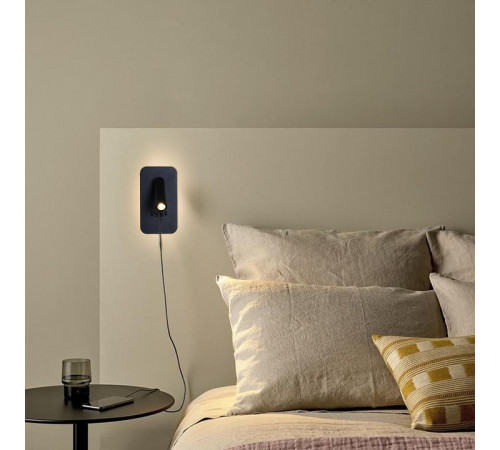 Спот Reluce 86204-9.2-001KT LED12W+USB BK