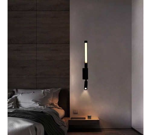 Настенный светильник Reluce 86209-9.2-001KT LED3W+6W BK
