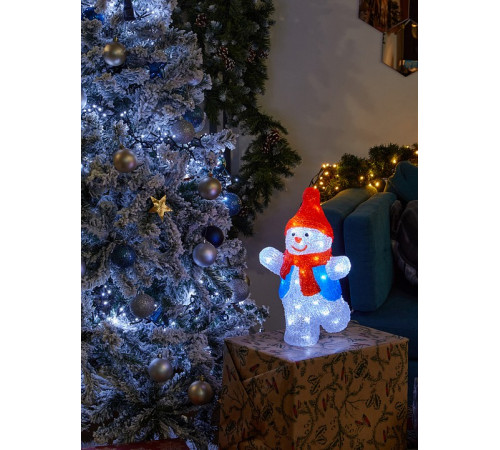 Фигура снеговик Uniel ULD-M2234-040/STA WHITE IP20 SNOWMAN-2 11030