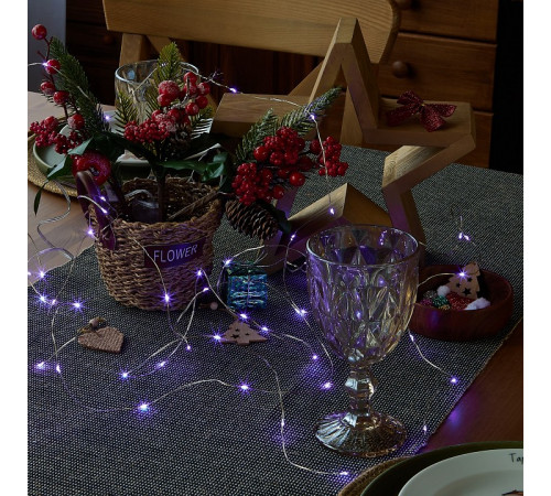 Гирлянда Uniel ULD-S0200-020/SСB/2AA PURPLE IP20 DEW UL-00010897 Гирлянда Uniel ULD-S0200-020/SСB/2AA PURPLE IP20 DEW UL-00010897