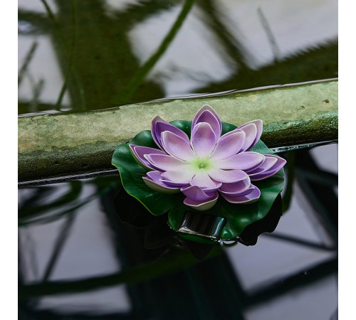 Светильник на солнечной батарее Uniel USL-S-828/PT060 PURPLE WATERLILY UL-00011601