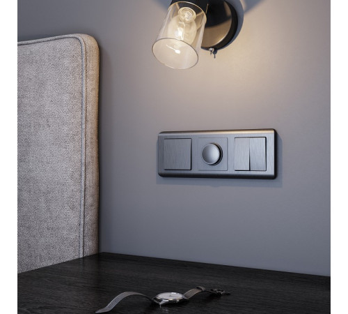 Диммер Werkel графит рифленый W1142004 4690389158513 Диммер Werkel графит рифленый W1142004 4690389158513
