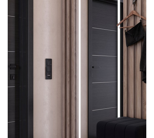 Рамка на 3 поста Werkel Platinum черный алюминий 4690389184482 W0032608