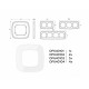 Рамка двухместная Ambrella Volt Coint OF640102
