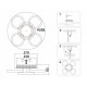 Потолочная люстра Ambrella Light Acrylica Original FA3841