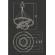 Подвесной светодиодный светильник Ambrella Light Acrylica FA6157