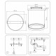 Подвесной светильник Ambrella Light Acrylica FA6605