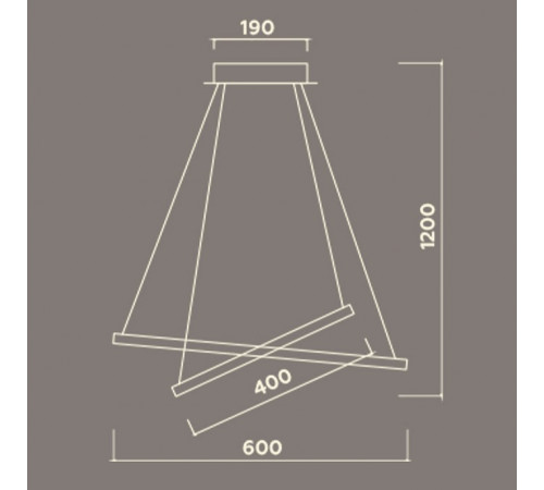 Подвесной светодиодный светильник Ambrella Light Comfort FL360