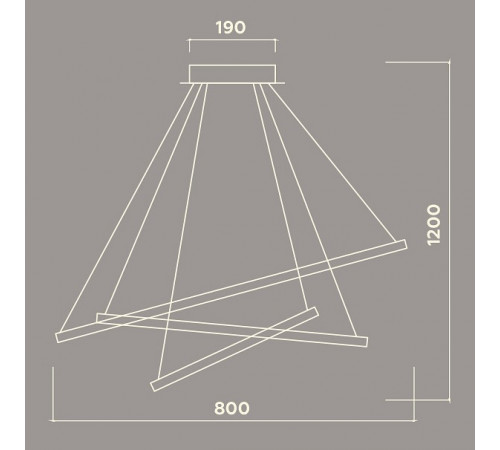 Подвесной светодиодный светильник Ambrella Light Comfort FL366