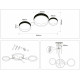 Потолочная люстра Ambrella Light Comfort LineTech FL4812