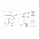 Люстра на штанге Ambrella Light Linetech Comfort FL4856