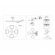 Люстра на штанге Ambrella Light Linetech Comfort FL4879