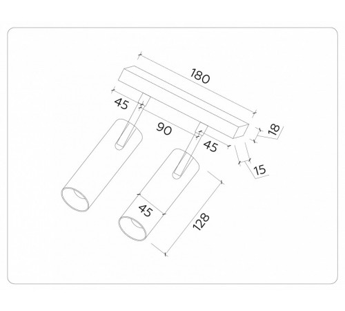Трековый магнитный светильник Ambrella Light Track System GL3901