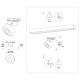 Трековый однофазный светильник Ambrella Light Track System GL6861