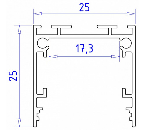 Алюминиевый профиль Ambrella Light Profile System GP2500WH