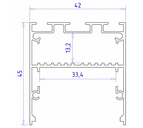 Алюминиевый профиль Ambrella Light Profile System GP3050AL Алюминиевый профиль Ambrella Light Profile System GP3050AL