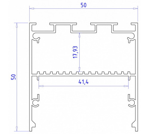 Алюминиевый профиль Ambrella Light Profile System GP3100BK Алюминиевый профиль Ambrella Light Profile System GP3100BK
