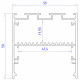 Алюминиевый профиль Ambrella Light Profile System GP3100BK