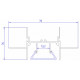 Алюминиевый профиль Ambrella Light Alum Profile GP4000AL