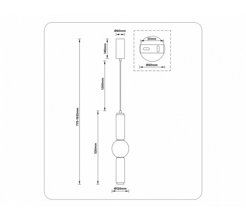 Подвесной светильник Ambrella Light High Light Modern LH11023