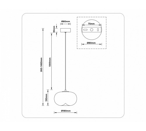 Подвесной светильник Ambrella Light High Light Modern LH11083