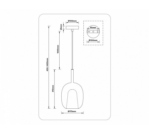 Подвесной светильник Ambrella Light High Light Modern LH11125 Подвесной светильник Ambrella Light High Light Modern LH11125