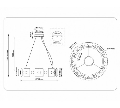 Подвесная люстра Ambrella Light High Light Crystal LH31027 Подвесная люстра Ambrella Light High Light Crystal LH31027