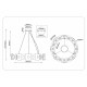 Подвесная люстра Ambrella Light High Light Crystal LH31030