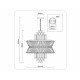 Подвесная люстра Ambrella Light High Light Crystal LH41017