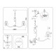 Подвесная люстра Ambrella Light High Light Modern LH57081