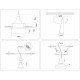Встраиваемый светильник Ambrella Light Acrylic Frost TN1303