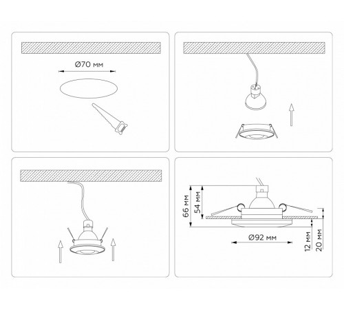 Встраиваемый светильник Ambrella Light Techno spot Acrylic Tech TN3201 Встраиваемый светильник Ambrella Light Techno spot Acrylic Tech TN3201