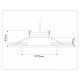 Встраиваемый светильник Ambrella Light GX Standard Tech Techno Spot TN51912