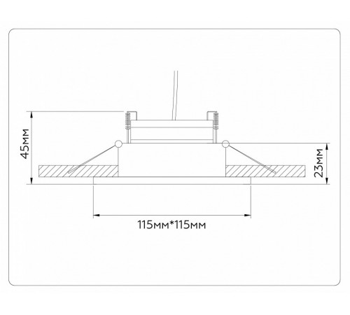 Встраиваемый светильник Ambrella Light GX Standard Tech Techno Spot TN51915 Встраиваемый светильник Ambrella Light GX Standard Tech Techno Spot TN51915
