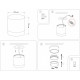 Накладной светильник Ambrella Light Acrylic Frost TN5365