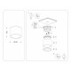 Накладной светильник Ambrella Light IP Protect TN6550