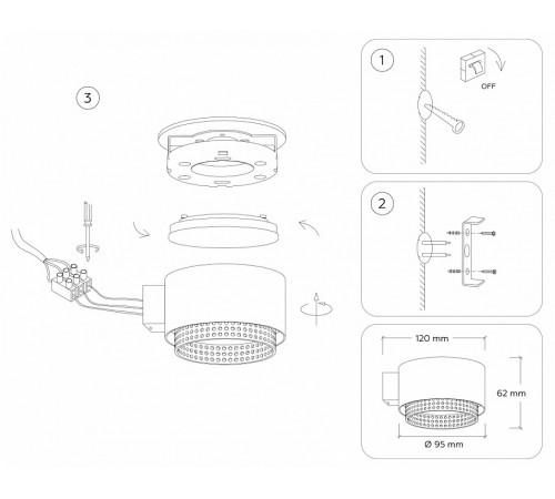 Настенный светильник Ambrella Light Techno family TN71299 Настенный светильник Ambrella Light Techno family TN71299