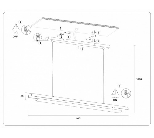 Подвесной светильник Ambrella Light Techno family TN71336 Подвесной светильник Ambrella Light Techno family TN71336