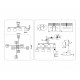 Потолочная люстра Ambrella Light Loft Traditional TR303044