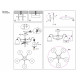 Люстра на штанге Ambrella Light Modern TR3033245
