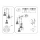 Подвесной светильник Ambrella Light Loft Traditional TR3402