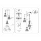 Подвесной светильник Ambrella Light Loft Traditional TR3405