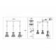 Подвесной светильник Ambrella Light Loft Traditional TR3407