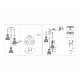 Подвесной светильник Ambrella Light Loft Traditional TR3408
