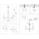 Подвесная люстра Ambrella Light Modern TR9606